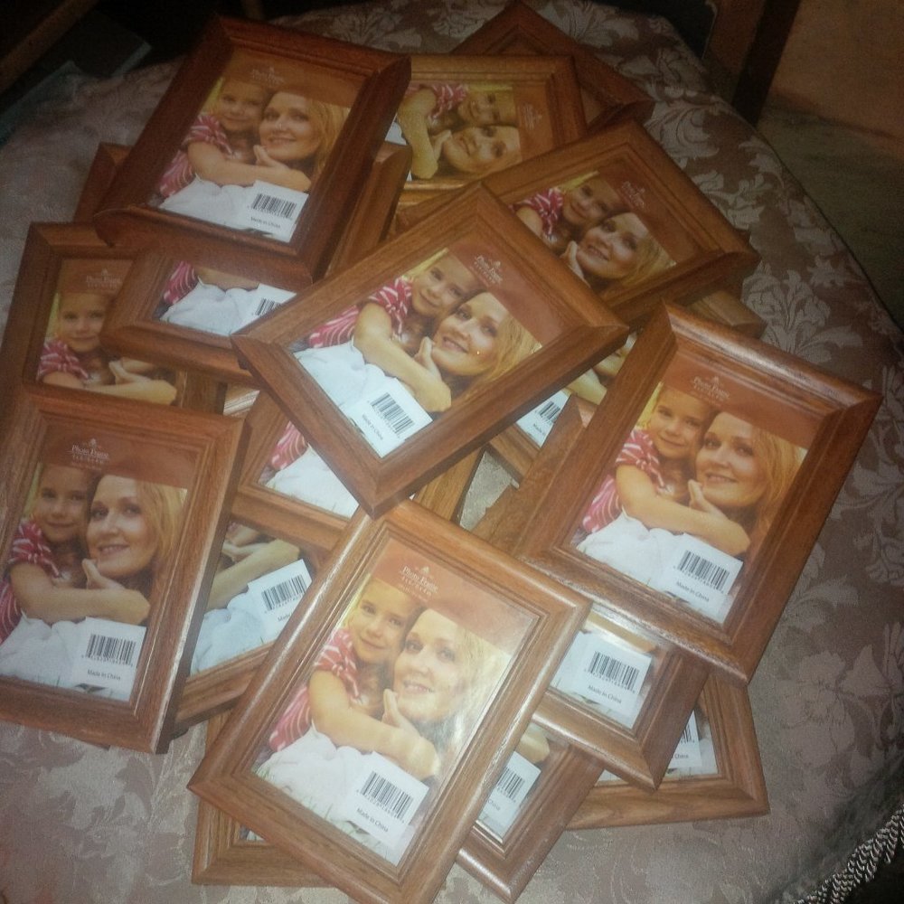 15 Solid Golden Oak 4 X 6 Frames ~ Event/Wedding!